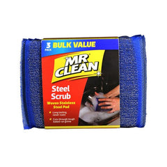 Sabco - Mr Clean Steel Scrub 3pk | PB061C