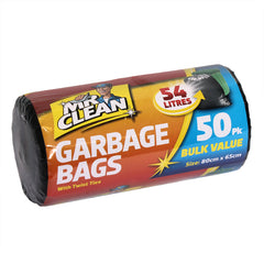 Sabco - Mr Clean Garbage Bags 54L - 50pk | PB205