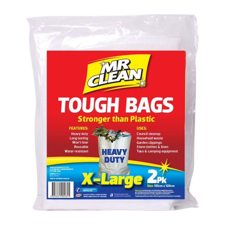 Sabco - Mr Clean Tough Bags Extra Large 2pk | PB502