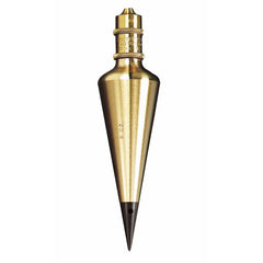Starrett - Solid Brass Plumb Bob  8 Oz.  Replaceable Point | PBB-8