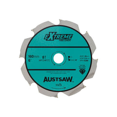 Austsaw - 235mm (9in) Polycrystalline Diamond Blade - 30mm Bore - 6PCD 6TCT Teeth | PCD235-30