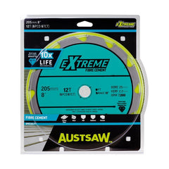 Austsaw - 205Mm ( 8In) Polycrystalline Diamond Blade - 25Mm Bore - 6Pcd 6Tct Teeth