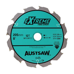 Austsaw - 205Mm ( 8In) Polycrystalline Diamond Blade - 25Mm Bore - 6Pcd 6Tct Teeth