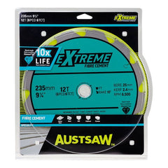 Austsaw - 235Mm (9 1/4In) Polycrystalline Diamond Blade - 25/20Mm Bore - 6Pcd 6Tct Teeth