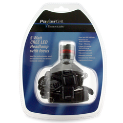 Powercell 5W Cree R2 LED head light with focusable beam | PCLED09