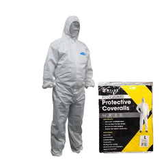 Maxisafe - Koolguard Laminated Disposable Coveralls - White - Type 5/6 - 3XLarge - Carton Of 25 | COT619-3XL-25