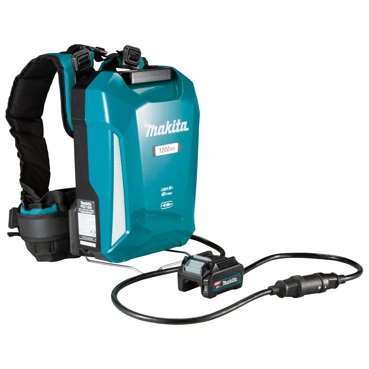 Makita Tools - 33.5Ah Portable Power Supply Kit - Includes: Charger & 40V Max XGT Battery Adaptor | PDC1200A03