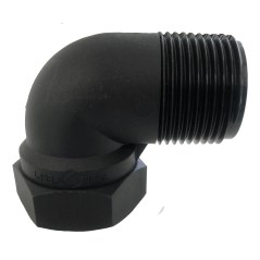 Hardie Hose - Poly 90deg Elbow M/F 15mm | PF-25-08