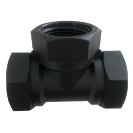 Hardie Hose - Poly Tee 100mm Female Thread | PF-35-64