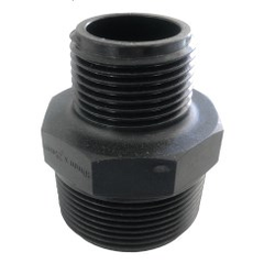 Hardie Hose - Poly Red. Nipple 100mm x 65mm | PF-73-6440