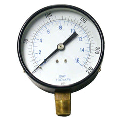 AIP - GAUGE PRESSURE 100MM 1600KPA/230PSI BOTTOM ENTRY - 3/8IN | 28-400-10L6-0230