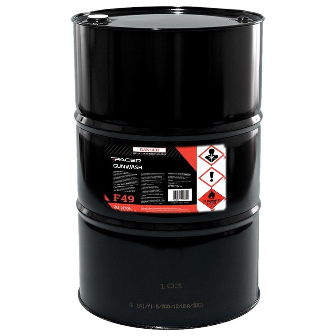 Pacer - F49 Gunwash 200 lt | PGW200