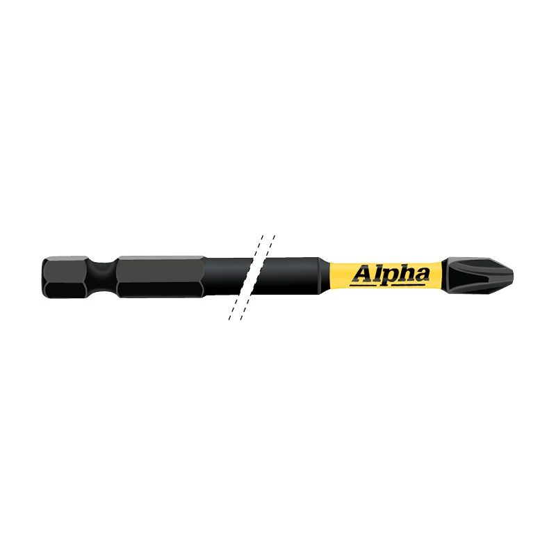 Alpha-Thundermax Ph2 X 100Mm Impact Power Bit- Handipack (X10)