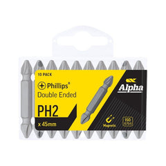Alpha-Ph2 X 45Mm Double Ended Driver Bits - Handipack (X10)