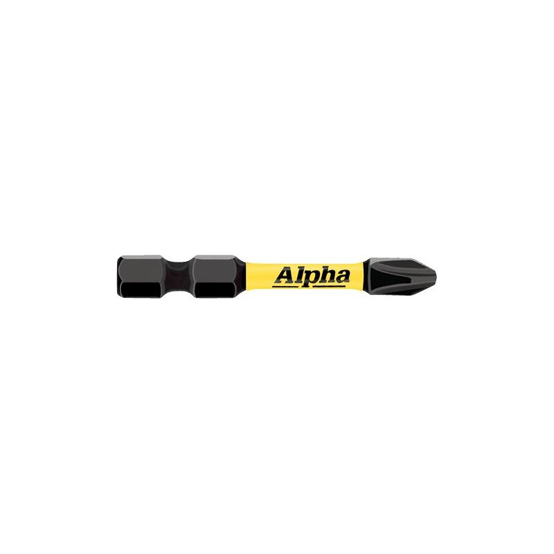 Alpha-Thundermax Ph2 X 50Mm Impact Power Bit- Handipack (X10)