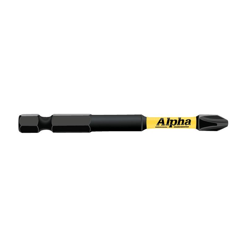 Alpha-Thundermax Ph2 X 75Mm Impact Power Bit- Handipack (X10)