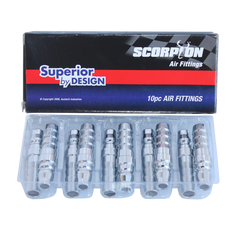 SP Air - Air Tool Fitting - Barb Hose 1/2" Nitto Style Box Of 10 | PH40BX