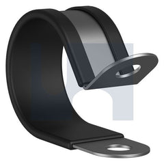 Hobsons - 15 x 19 - Rubber P-clamp Prc 6.3 Hole 15 Band - Zinc Plated | PHCZRPRC15019