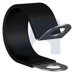 Hobsons - 20 x 73 - Vinyl P-clamp Prl 12.7 Hole 20 Band - Zinc Plated | PHCZVPRL20073T