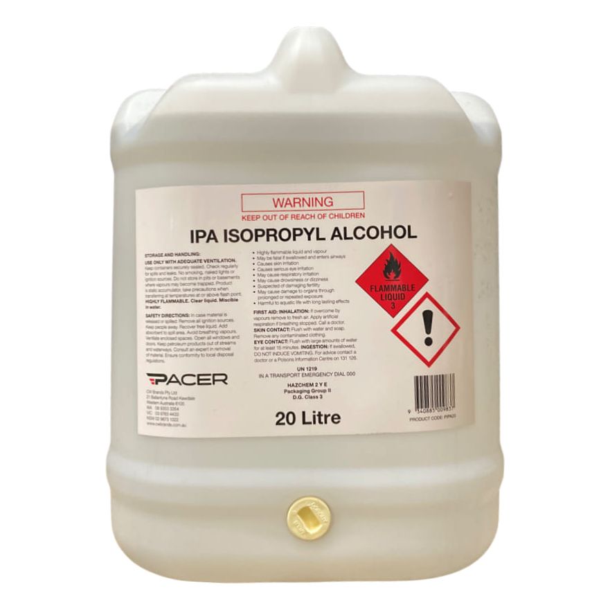 Pacer - Isopropyl Alcohol 20lt | PIPA20