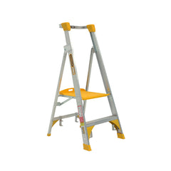 Gorilla - Platform ladder Aluminium 0.6m (2ft) Aluminium 180kg Heavy Duty Industrial | PL002-HD
