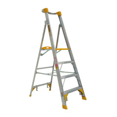 Gorilla - Platform ladder Aluminium 1.2m (4ft) Aluminium 180kg Heavy Duty Industrial | PL004-HD