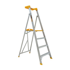 Gorilla - Platform ladder 4 Step (1.14m) Pro-Lite Aluminium 150kg Industrial | PL004-PRO