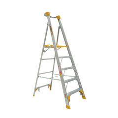 Gorilla - Platform ladder Aluminium 1.5m (5ft) Aluminium 180kg Heavy Duty Industrial | PL005-HD