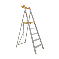 Gorilla - Platform ladder 5 Step (1.45m) Pro-Lite Aluminium 150kg Industrial | PL005-PRO