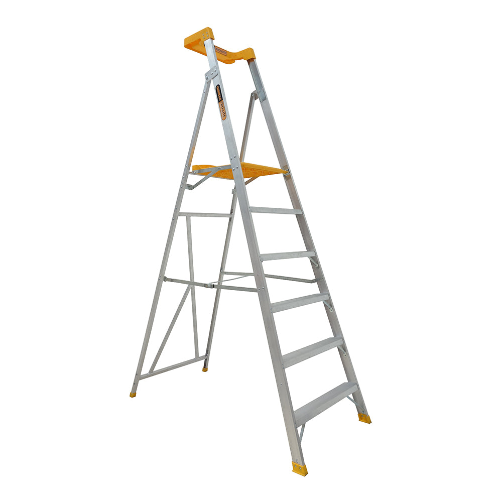 Gorilla - Platform ladder 6 Step (1.74m) Pro-Lite Aluminium 150kg Industrial | PL006-PRO