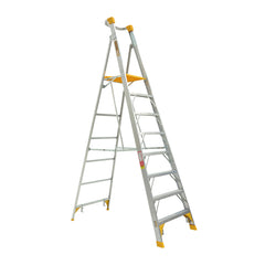 Gorilla - Platform ladder Aluminium 2.4m (8ft) Aluminium 180kg Heavy Duty Industrial | PL008-HD