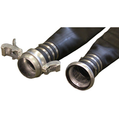 AIP - Rubber Layflat Heavy Duty Optima Nbr Black Assy - 254mm X 20mtr C/w 10" Male & Female Bauer Type - B Couplings | 04-800-9254-020mfbbc | PM25020F