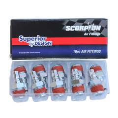 SP Air - Air Tool Fitting - Plug Male 1/2" Nitto Style Box Of 10 | PM40BX