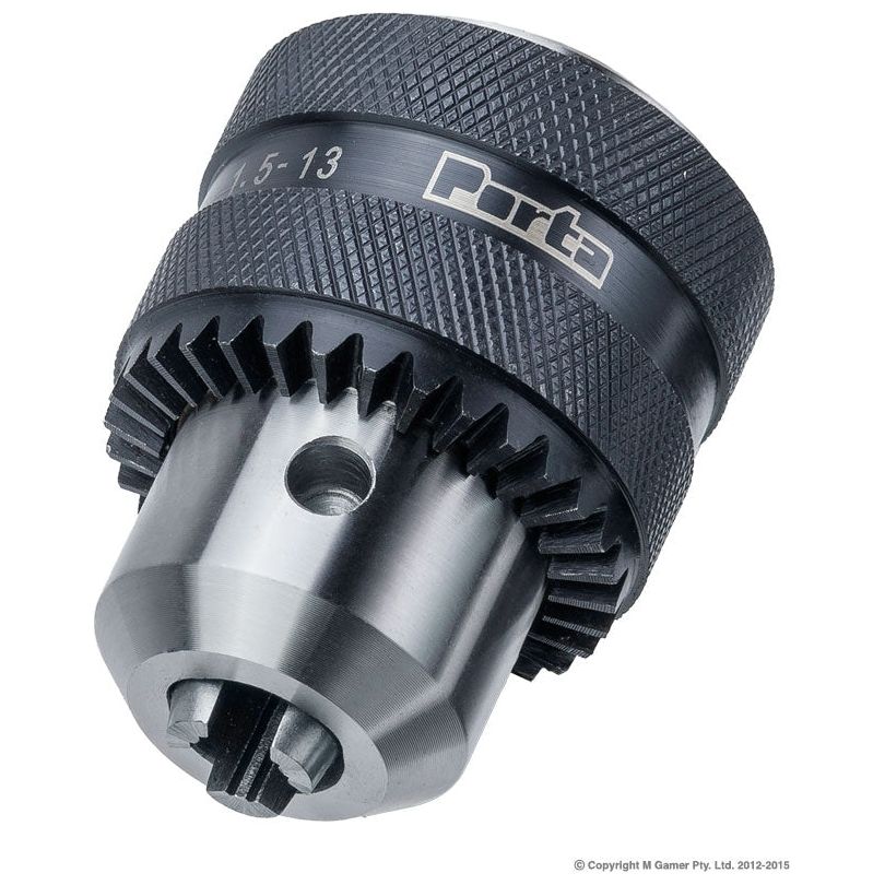 Porta - Drill Chuck Keyed 0.5-10mm 1/2"x20tpi mount | PORA10F12R