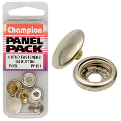 Champion - Stud Buttons - 1/4" - Face & Female | PP151