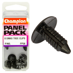Champion - Xmas Tree Clips - Colour:black - Length:18mm - hole:5mm - head:13mm | PP56