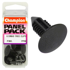 Champion - Xmas Tree Clips - Colour:black - Length:22mm - hole:8mm - head:18mm | PP60