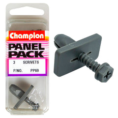 Champion - Scrivets - Colour:black/grey | PP69