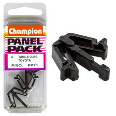 Champion - Grille Clip - Colour:black - Length:23mm - Width: 13mm | PP71