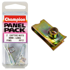 Champion - LONG CAPTIVE NUTS - 8 x 1.25mm | PP77