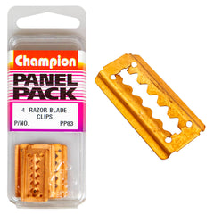 Champion - Razor Blade Clips - Length: 28mm - Head: 13.5mm | PP83