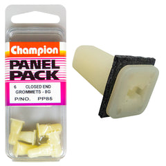 Champion - Grill Grommets - Colour: Clear - Length: 16.4mm - Hole: 6.8mm - Head: 10 x 10mm | PP85