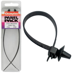 Champion - Hole Mounted Cable Straps - Colour:black - Length:160mm - hole:6mm | PP99