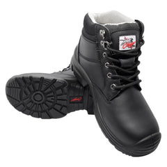 Maxisafe - Cougar BATHURST 6" Black Leather Lace Up Collar Boot Steel Toe - Size 6 | BATHURST-6
