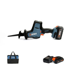 Senix - X2 18V Brushless 22mm Compact Reciprocating Saw Kit | PSRX2-M2-EU