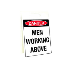 Uniform Safety Signs - 500x300mm - Corflute Sign Stands - Danger Workers Above | PSS057C