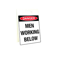Uniform Safety Signs - 500x300mm - Corflute Sign Stands - Danger Workers Below | PSS058C