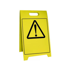 Uniform Safety Signs - 500x300mm - Corflute Sign Stands - Caution Blank | PSS302C