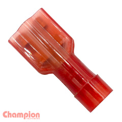 Champion - Crimp Terminals Blade Female Fully Insulated Red 6.3mm | 309WF