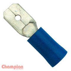 Champion - CRIMP TERMINALS BLADE MALE BLUE 6.3mm | 320M